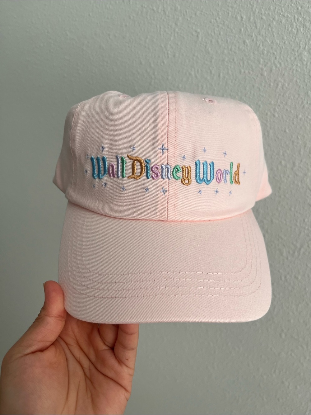 Pink Walt Disney World Baseball Cap Hat NWT